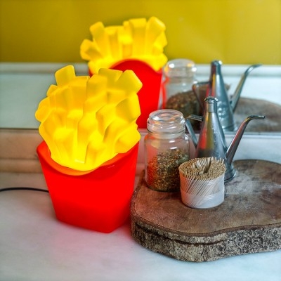 Luminária de Mesa USARE Batata Frita 1L E27 260x190x135mm 