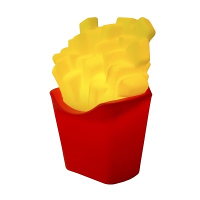 Luminária de Mesa USARE Batata Frita 1L E27 260x190x135mm 