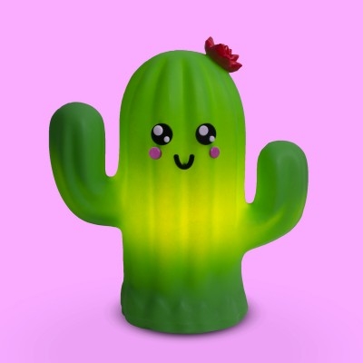 Luminária de Mesa USARE Cactus Flor Kawaii 1L E27 280x260x140mm 