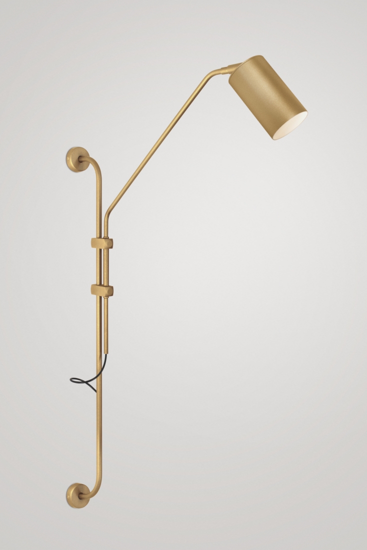 Arandela TKS Turin Braccio Lato 1L Dicróica MR16 560x490x60mm 1480