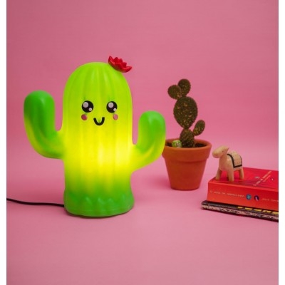 Luminária de Mesa USARE Cactus Flor Kawaii 1L E27 280x260x140mm 