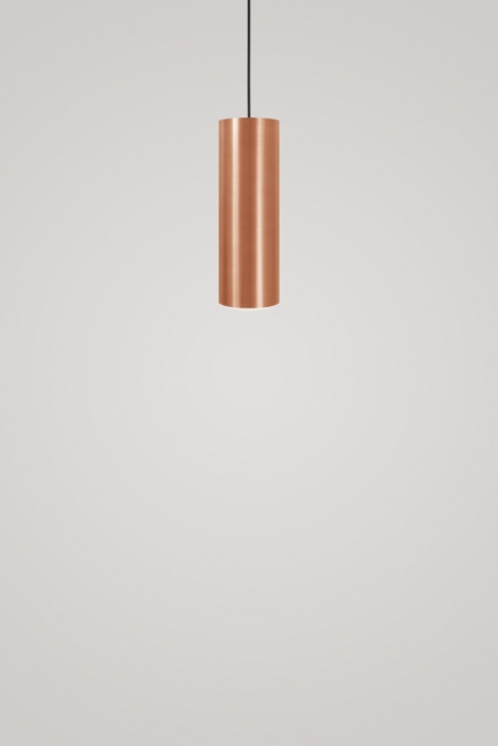Pendente TKS Pipe Big P Recuado 1L Dicroica MR16 Ø64x200mm 1980