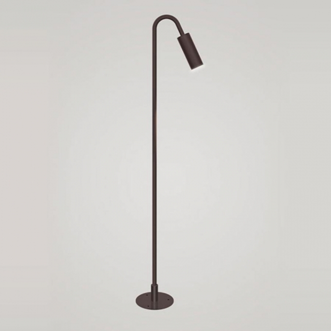 Poste Balizador TKS Pipe Open Hook Com Base Sem Difusor 1L Mini Dicroica MR11 120x107x800mm 1309