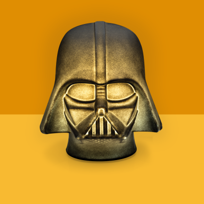 Luminária de Mesa USARE Darth Vader Star Wars 1L E27 280x260x300mm 