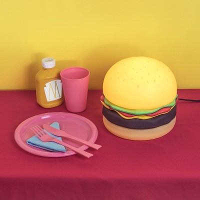Luminária de Mesa USARE Hamburger 1L E27 170x180x180mm 