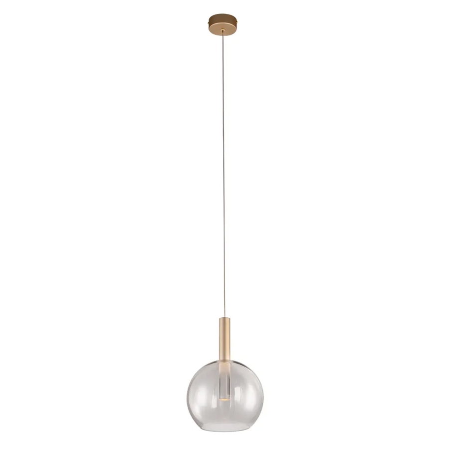 Pendente Casual Light Studioluce Cissy Dourado 3 watts 3000K Ø200x303mm PD1484DO