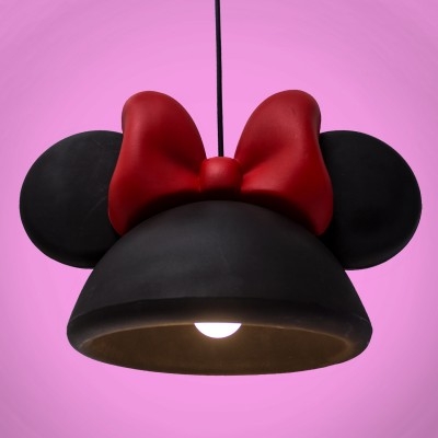 Pendente USARE Orelhas Minnie Preto 1L E27 240x410x270mm 