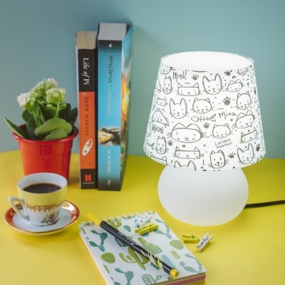 Abajur Micro Lampe USARE  Gatos 1L E27 200x150x150mm Luciano Martins