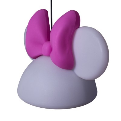 Pendente USARE Orelhas Minnie Rosa 1L E27 240x410x270mm 