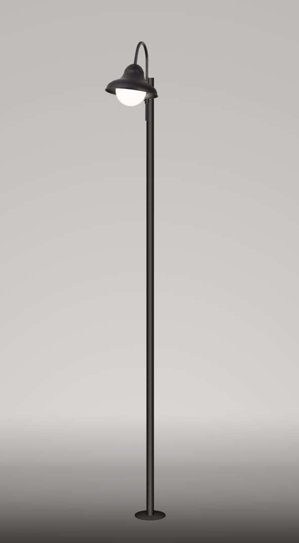 Poste TKS Baruc 1 Glass 1L E27 360x240x2200mm 1365