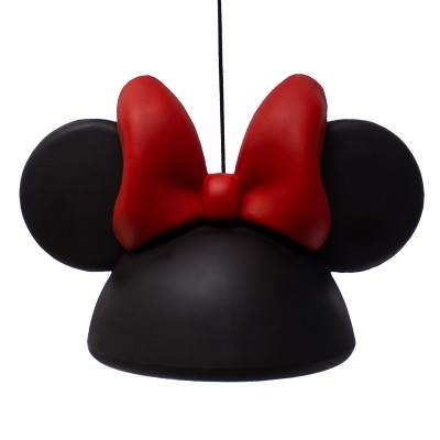 Pendente USARE Orelhas Minnie Preto 1L E27 240x410x270mm 