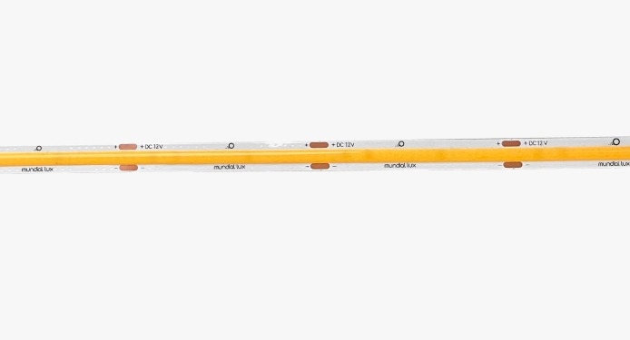 Fita de LED Flex Linear Mundial 8 watts/mt IRC95 336leds 4000K IP20 12V (Rolo 5 metros) ML-0511