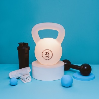 Luminária de Mesa USARE Kettlebell 1L E27 280x230x170mm 
