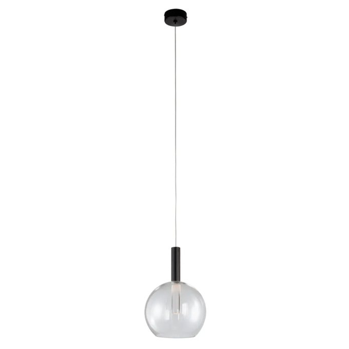 Pendente Casual Light Studioluce Cissy Preto 3 watts 3000K Ø200x303mm PD1484PT