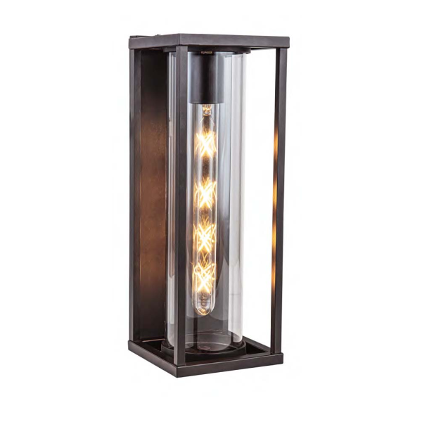 Arandela Lighting Store Colonial Alumínio Fundido e Vidro  Transparente 1L E27 146x166x405mm LO-1444