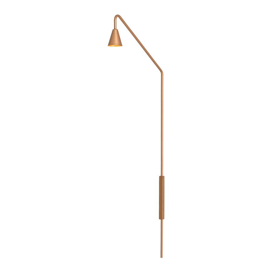 Coluna Foco Metallo Bari Articulada com Plug Externo 1L GU10 550x1350mm CO 316