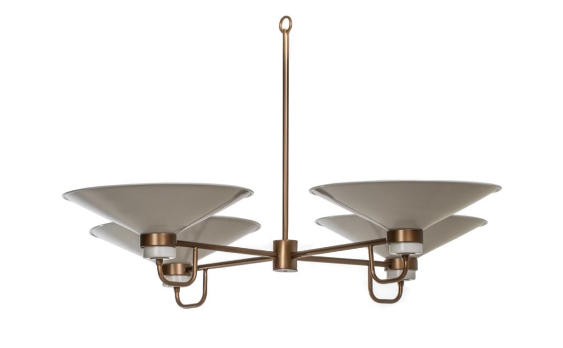Lustre Foco Metallo Verona Cúpulas Metal 4L E27 Ø1080x590mm LU 420