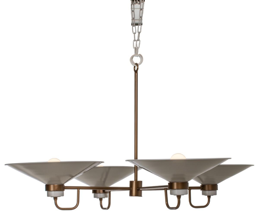 Lustre Foco Metallo Verona Cúpulas Metal 4L E27 Ø1080x590mm LU 420