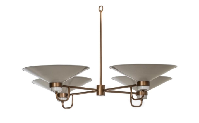 Lustre Foco Metallo Verona Cúpulas Metal 4L E27 Ø1080x590mm LU 420