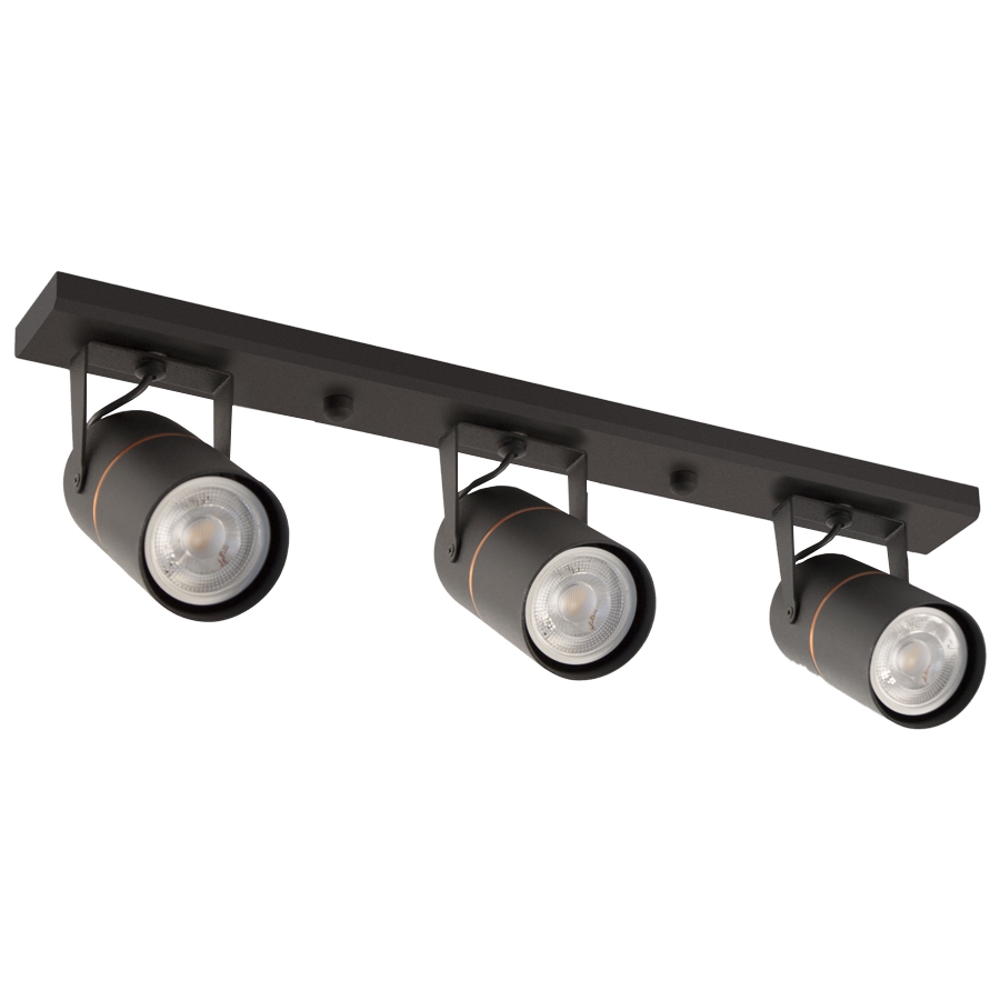 Spot TKS Trilho Pipe Fit 3L Dicroica MR16 500x100x95mm 1217