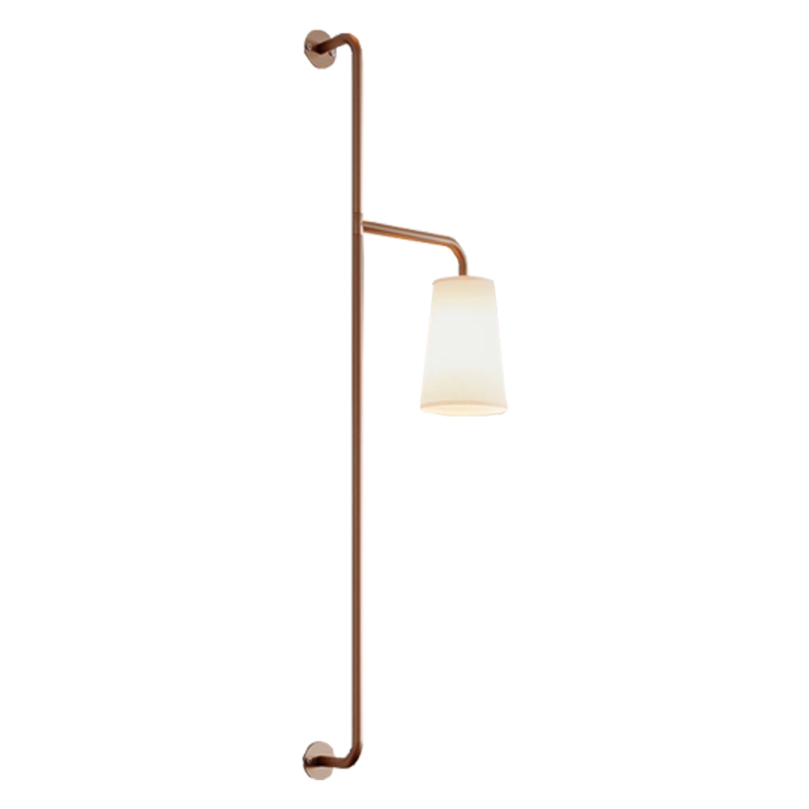 Coluna de Parede Foco Metallo Coni Metal e Tecido Ligação Direta 1L E27 1090mm CO 320/LD