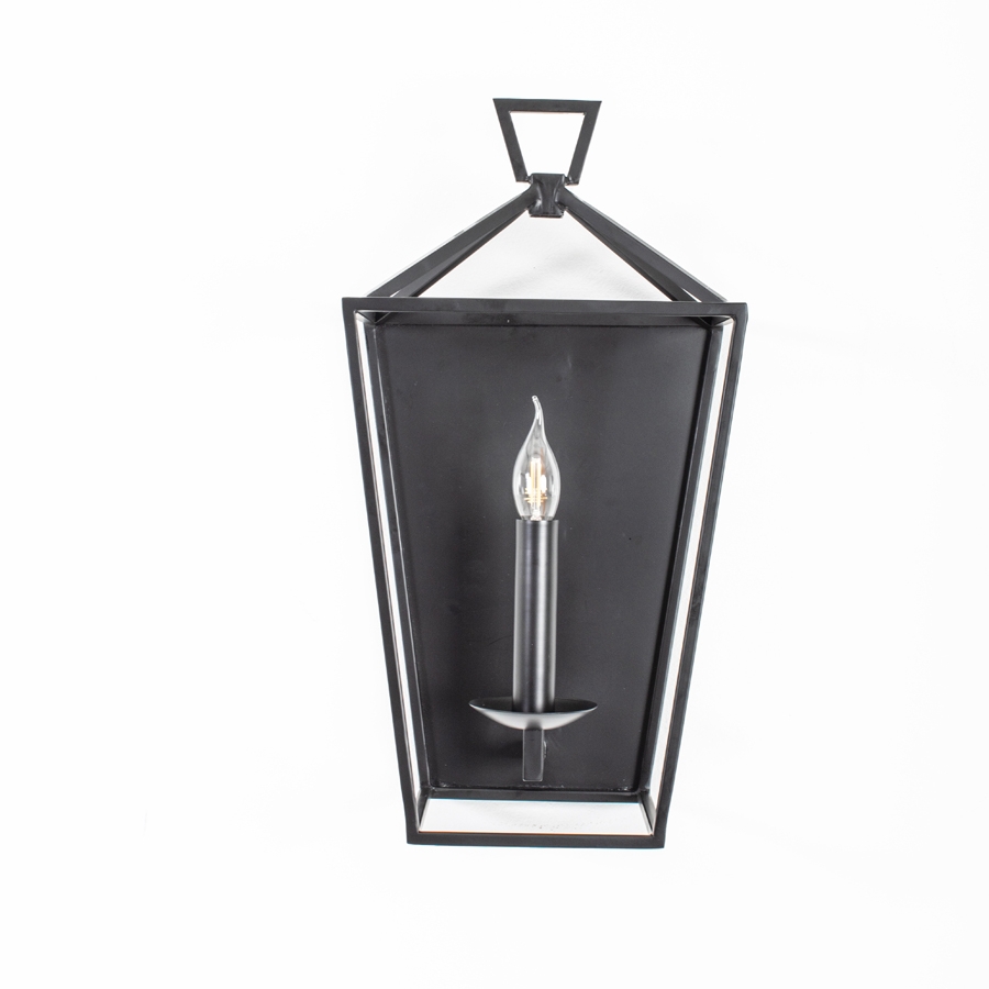Arandela Foco Metallo Inglesa 1L E14 Metal 280x231x538mm AR 140