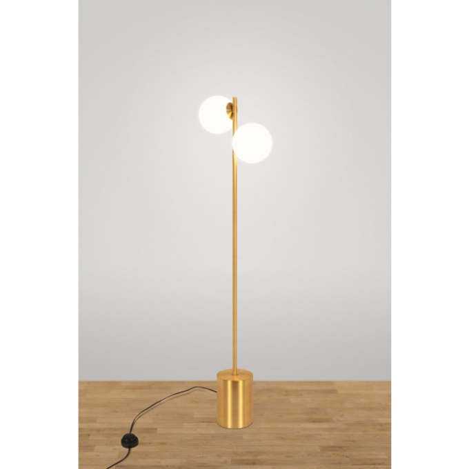 Coluna de Chão TKS Eloá Globo Ø140mm 2L G9 300x140x1240mm 3003