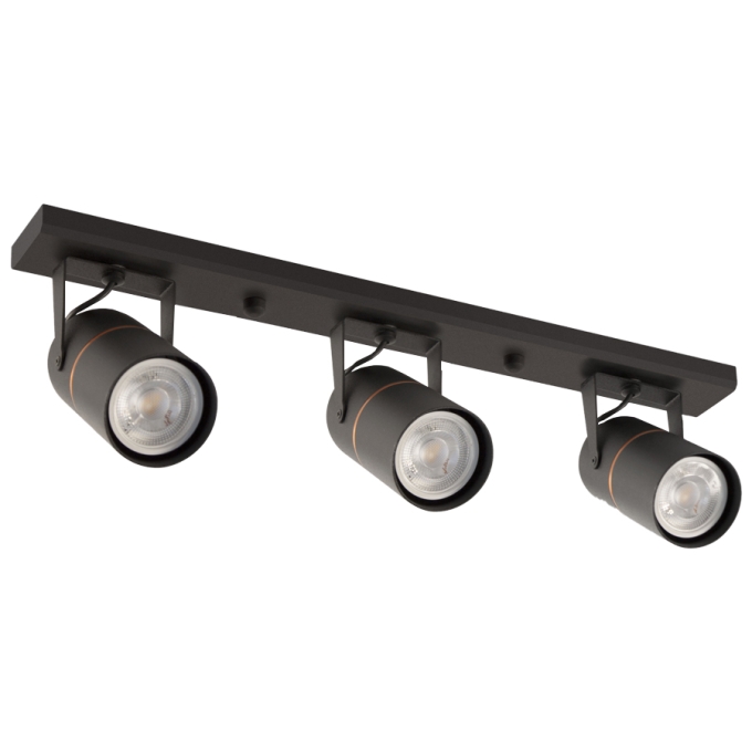 Spot TKS Trilho Pipe Fit 3L Dicroica MR16 500x100x95mm 1217