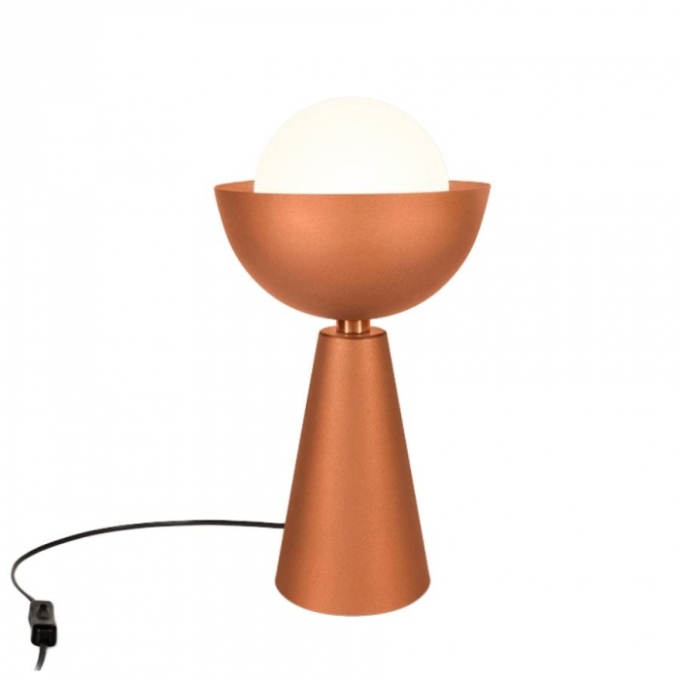Abajur TKS Sunna Globo Ø140mm 1L G9 240x420mm 3515
