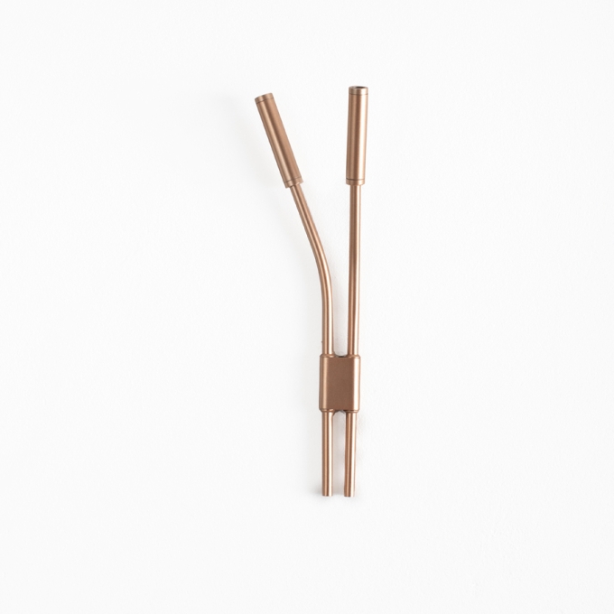 Arandela Foco Metallo Articulada Sotille 2L G9 Metal 210x20x472mm AR 143