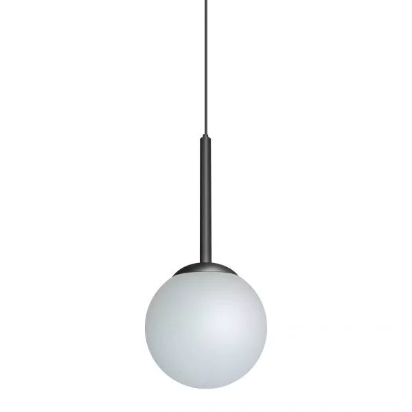 Pendente Itamonte Petit 1L E27 550x250mm Esfera Ø250mm Vidro Leitoso Fosco 497/1