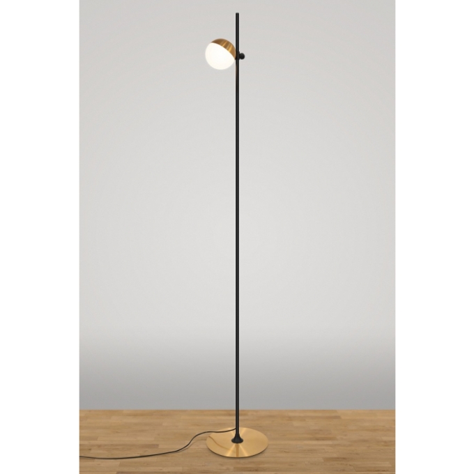 Coluna de Chão TKS Kaila Globo Ø120mm 1L G9 260x260x1800mm 3005