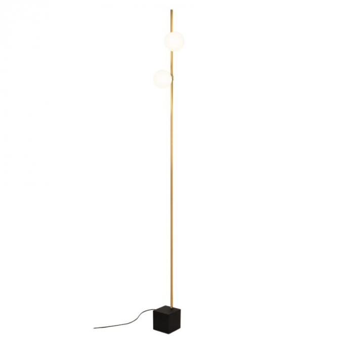 Coluna de Chão TKS Kauany Globo Ø100mm 2L G9 125x160x1800mm 3004
