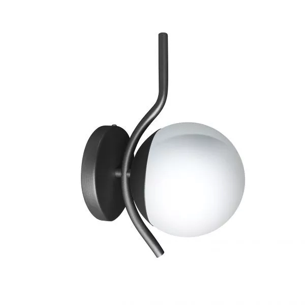 Arandela Itamonte Statera Alumínio e Vidro 1L G9 270x200mm Esfera Ø150mm 275