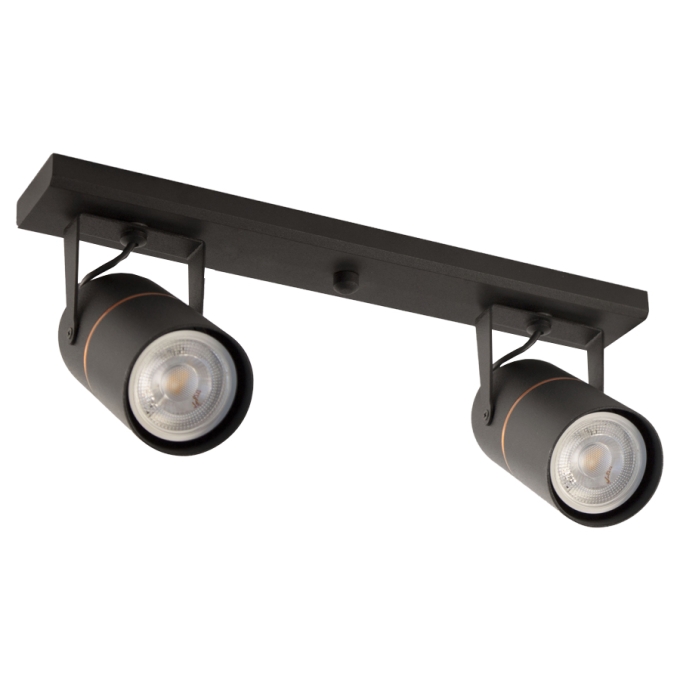 Spot TKS Trilho Pipe Fit 2L Dicroica MR16 330x100x95mm 1216
