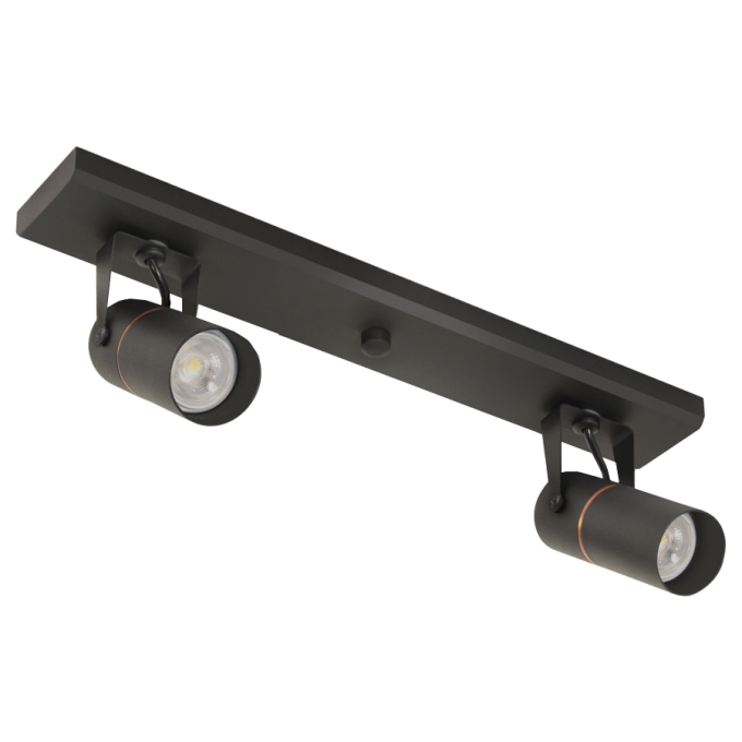 Spot TKS Trilho Pipe Fit S 2L Mini Dicroica MR11 330x90x85mm 1278