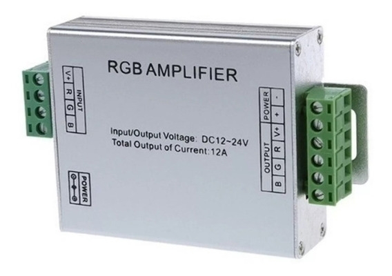 Amplificador Alpertone LED RGB DC 12-24V 0301