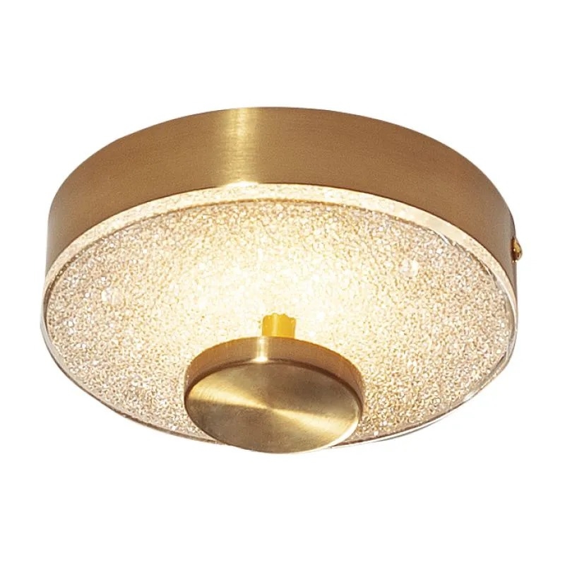 Plafon Rebatedor Starlux Kyara Ouro Fosco 6W 2700K Ø160x80mm HL004-R-OU