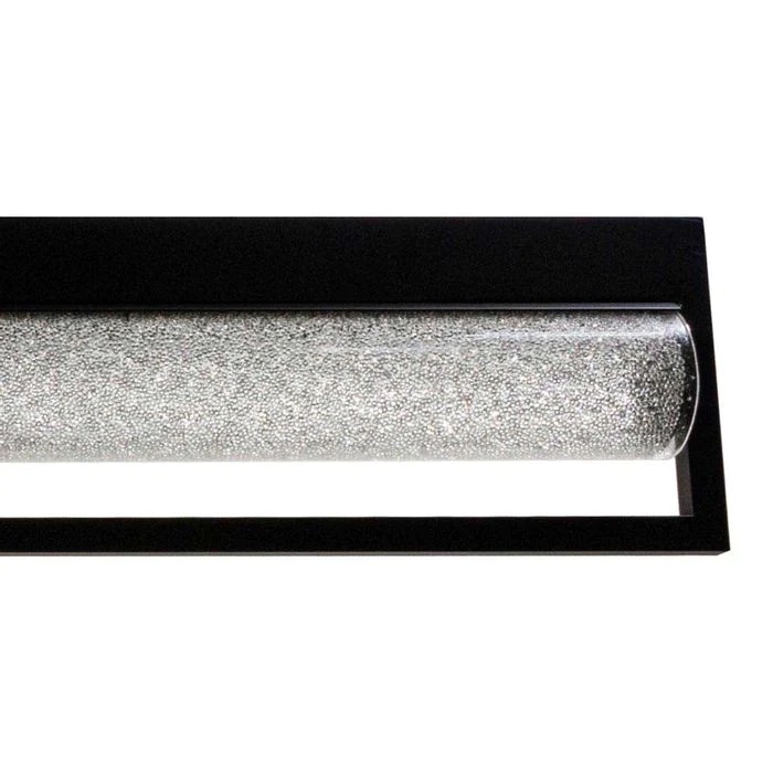 Pendente Starlux Lavinia Preto 24 Watts 2700K 1050x70x140mm PBK31213-24W