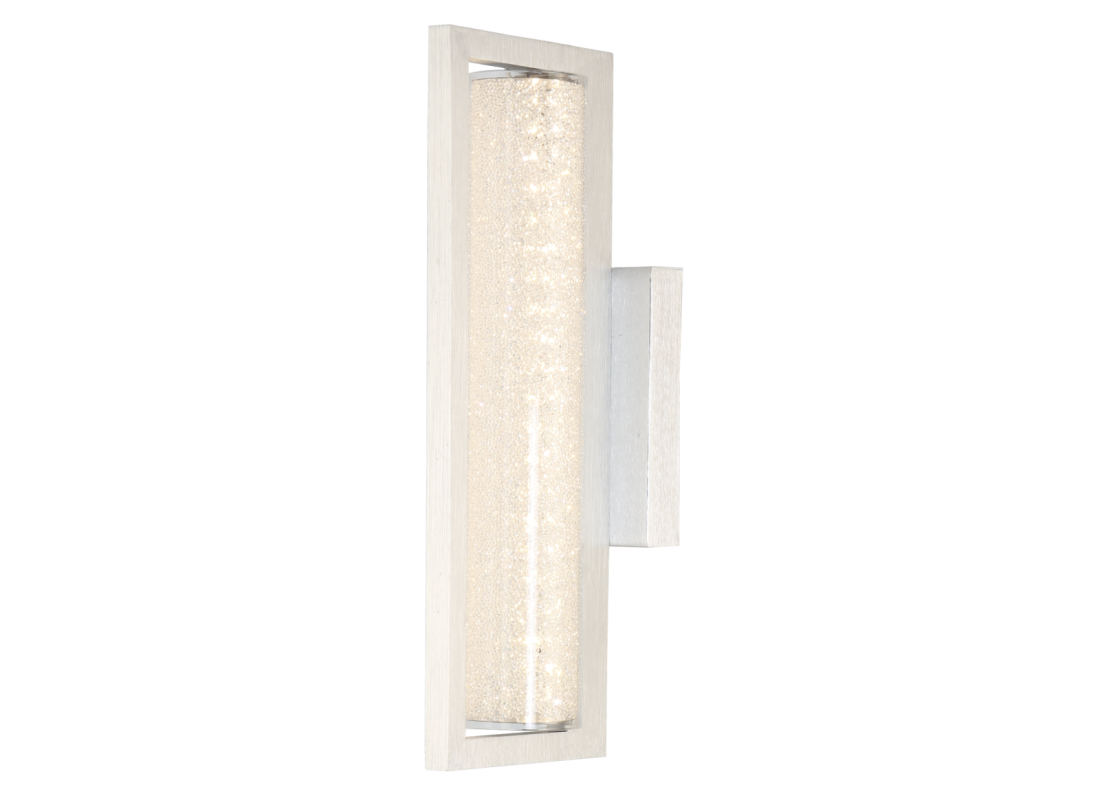 Arandela Starlux Lavinia Alumínio Escovado 8 Watts 2700K 70x180x350mm WCH31214