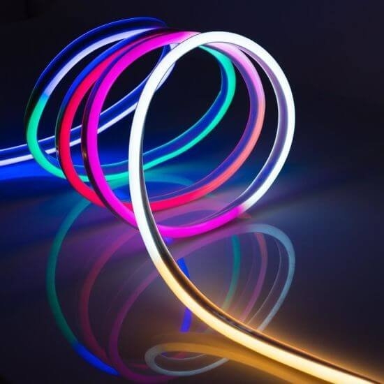 Neon Flex Ledline Flex Digital Alpertone RGB 14,4w/mt 24V 60 leds/mt IP65 (Sob Medida - Por Metro) 0252