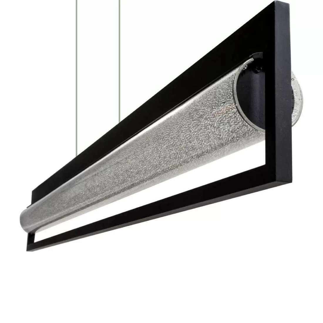 Pendente Starlux Lavinia Preto 24 Watts 2700K 1050x70x140mm PBK31213-24W