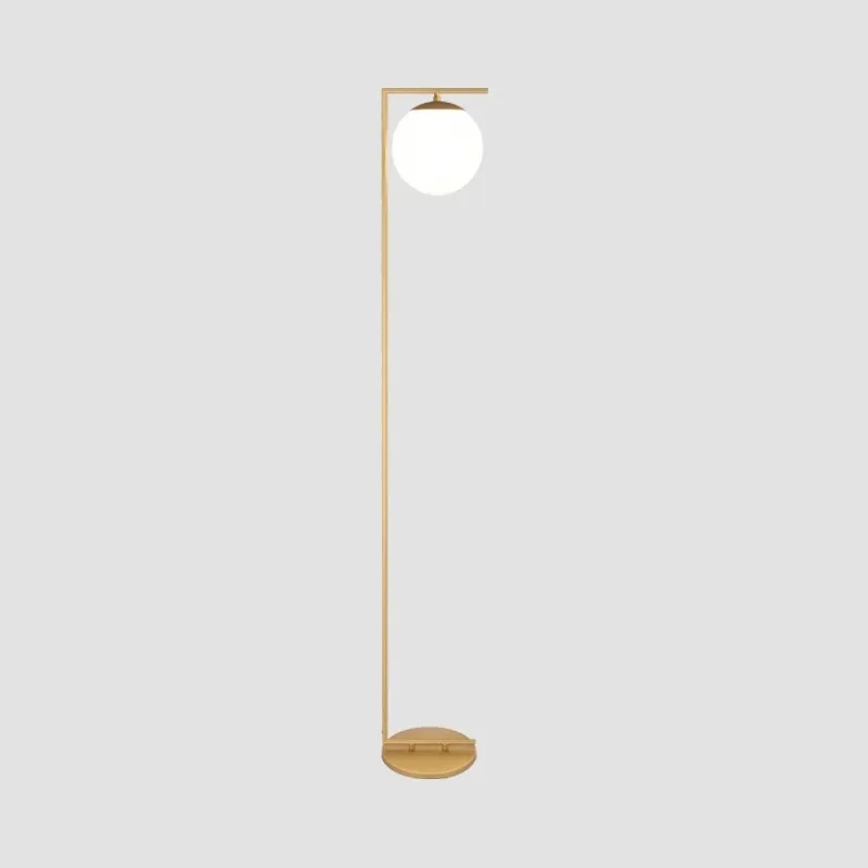 Coluna de Chão TKS Mahina Globo Ø200mm 1L E27 230x1530mm 3008