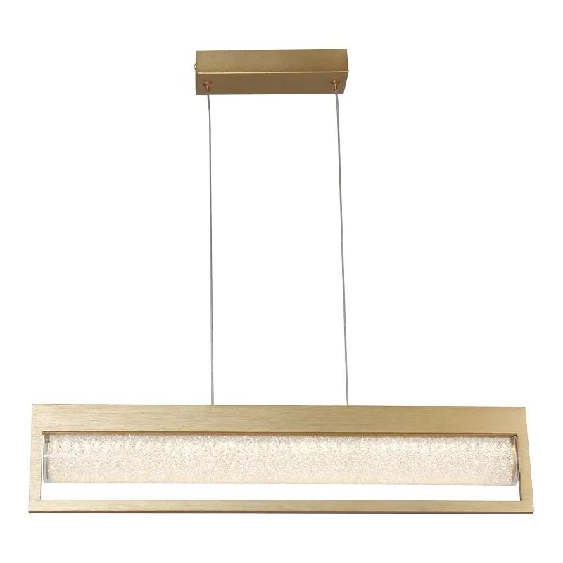 Pendente Starlux Lavinia Ouro Fosco 24 Watts 2700K 1050x70x140mm POU31213-24W