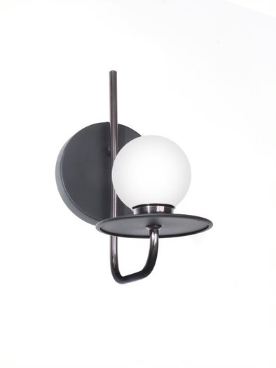 Arandela Old Artisan 1L G9 230x125x260mm Globos de Ø80mm AR-5612