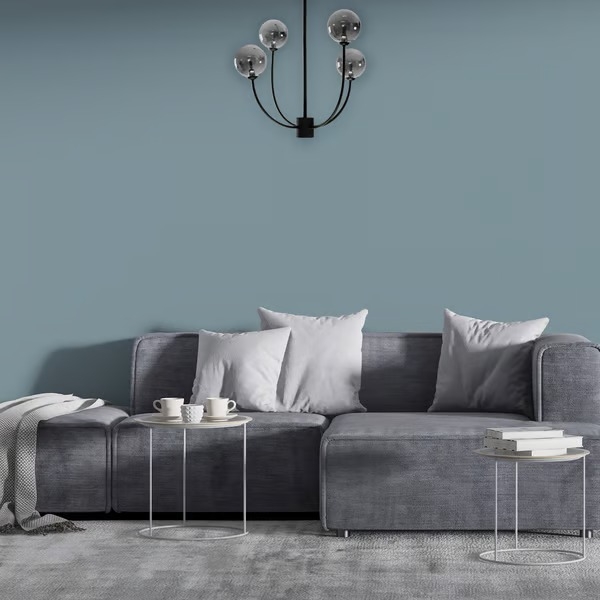Pendente Starlux Grape Preto Fosco e Smoky 4L G9 Ø550x1250mm ZR113-SKY