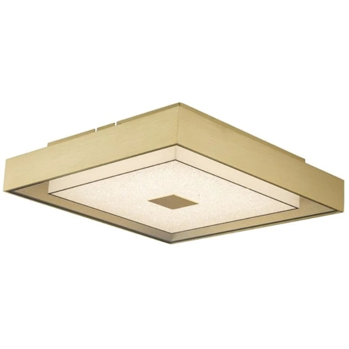 Plafon Starlux Zeus Ouro 12 watts 3000K 340x340mm PS-30959-12W