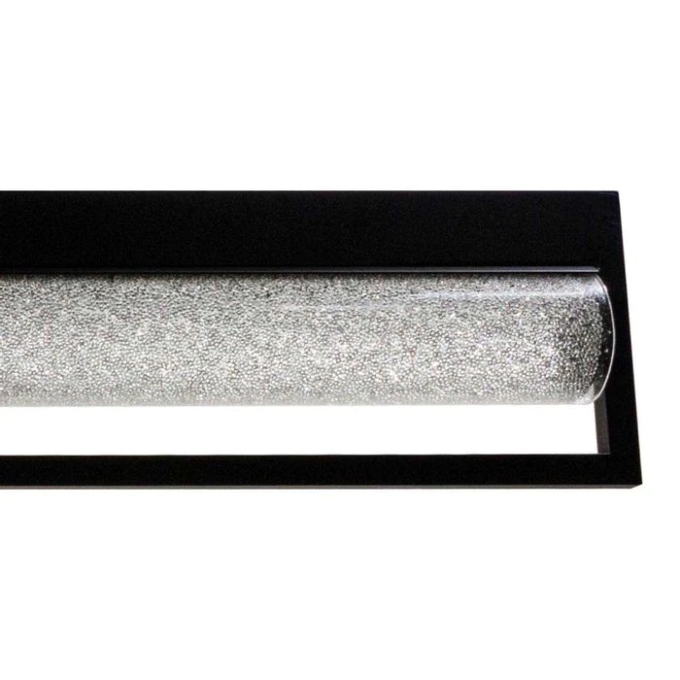 Pendente Starlux Lavinia Preto 24 Watts 2700K 1050x70x140mm PBK31213-24W