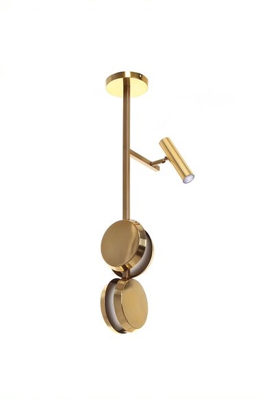 Arandela Old Artisan 1L Mini Dicróica e 2 Leds 5,5 watts 2700K 160x230x740mm AR-5663