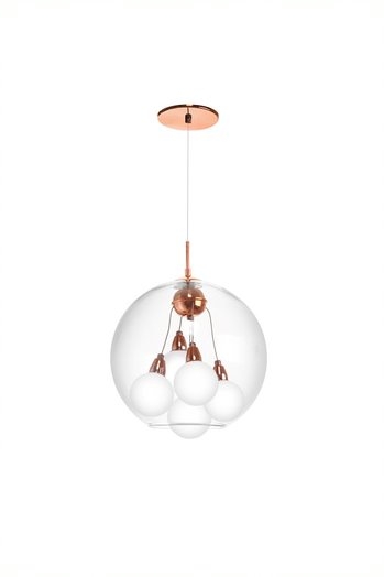 Pendente Old Artisan 5L G9 Ø300x360mm Globos Internos Ø60mm PD-5586